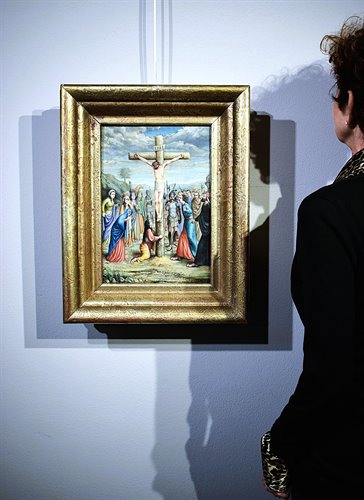 « Crucifixion du Christ »   Huile sur panneau